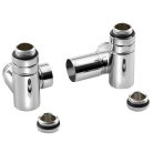 SAPHO Corner kombi radiátor szelep jobbos króm CP330S (A készlet erejéig!)