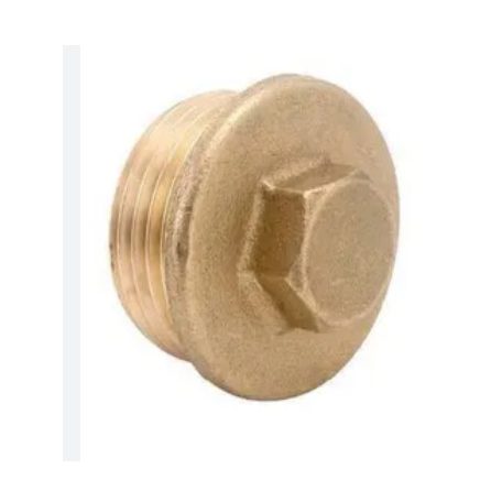 Sárgaréz dugó KM 6/4"