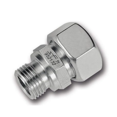 Schwer Vágógyűrűs csatlakozó  6 x 3/8" KM 1.4571 (AISI 316Ti)