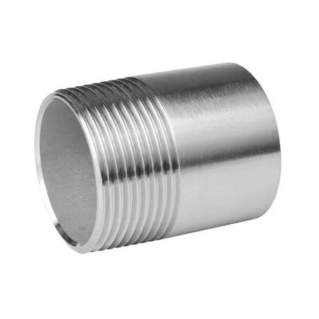 Rozsdamentes menetes csővég  1/2"-L35