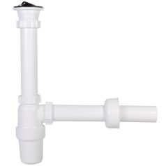   Styron 538-2 búra mosogatószifon 1 medencés leeresztőszeleppel 6/4" D40