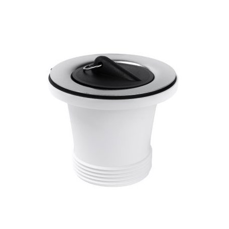Styron 543-M Leeresztőszelep gumidugós magasított 6/4"