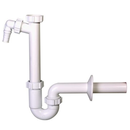 Styron 638-32-2 Csőszifon leeresztőszelep nélkül, mosogatógép csatlakozóval 5/4" D32