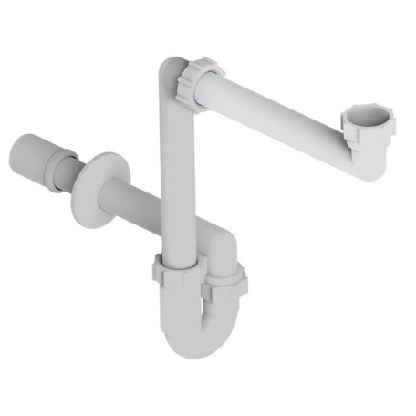 Styron 641-32-3 csőszifon helytakarékos mosdóhoz leeresztőszelep nélkül 5/4" D32/40