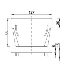 Styron 902 kültéri 900-as folyókához végzáró elem