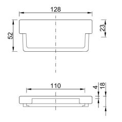   Styron 907 kültéri alacsony folyókához végzáró elem 904 és 905-höz