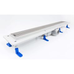   Styron zuhanyfolyóka különböző ráccsal D50  800/860/170mm