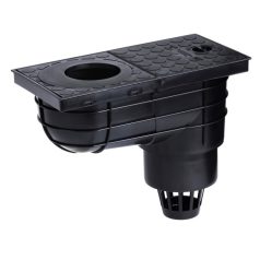 Styron KV-110 kültéri víznyelő 110mm alsó elfolyással