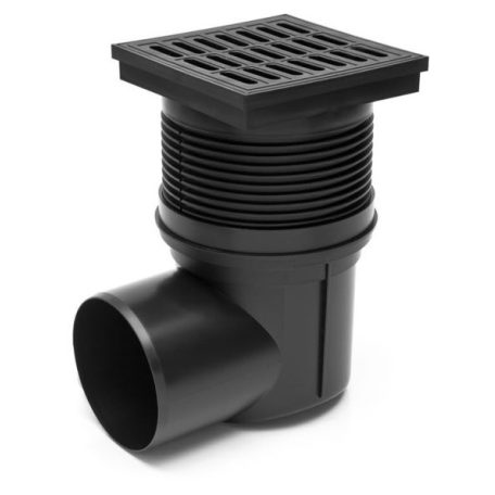 Styron KVB-110 kültéri víznyelő 110mm oldalsó elfolyással