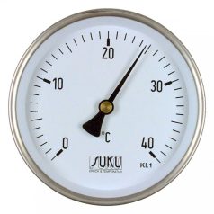   Hőmérő STS D= 63 1/2" hátsós 0- 60°C L=160 [10 063 060 160]