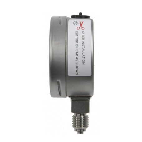 Manométer STS D= 63 1/4" 0- 10b alsó csatlakozású
