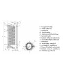 Sunsystem SWP 2N  300 indirekt tároló 300liter 1,2/2,7m2 2 hőcserélővel, hőszivattyúhoz 230303SWP2N300