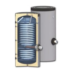   Sunsystem SWP 2N  400 indirekt tároló 400liter 1,5/3,2m2 2 hőcserélővel, hőszivattyúhoz 230303SWP2N400