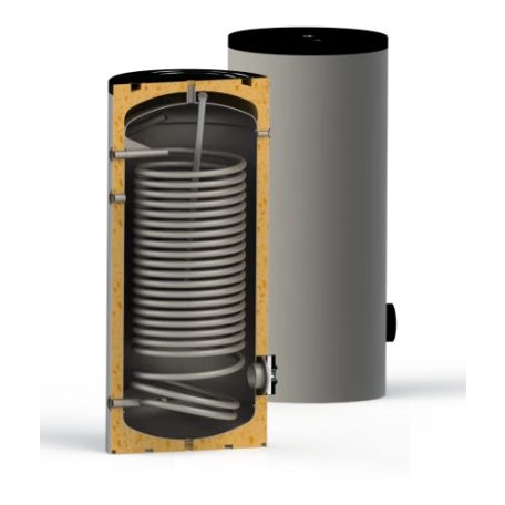 Sunsystem SWP 2N  500 indirekt tároló 500liter 1,8/4,36m2 2 hőcserélővel, hőszivattyúhoz 230303SWP2N500