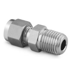   Swagelok STS csatlakozó  1/4" SW (Tube) x 1/4" KM (NPT) SS-400-1-4