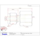 Swagelok STS csatlakozó  1/4" SW (Tube) x 1/4" BM (NPT) SS-400-7-4