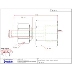   Swagelok STS csatlakozó  1/4" SW (Tube) x 1/4" BM (NPT) SS-400-7-4