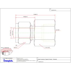   Swagelok STS csatlakozó 1/2" SW (Tube) x 1/2" BM (NPT) SS-810-7-8