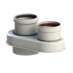   Tricox PAD0580 PPs/Alu szétválasztó adapter D110/160-2x110