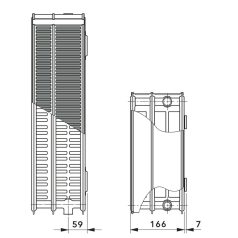 VN KOMPAKT radiátor 33k 600x2000