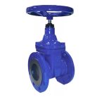 Tolózár laposházú gumiékzárású DN100 PN16