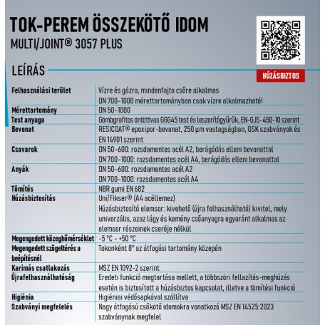 Waga Multi/Joint 3057 DN 50 (46-71mm) TOK-PEREM (PN16) idom