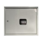 WEBA Gázóraszekrény síktetős lemez, szürke 06-25-0575-13