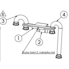 WEBA E1 Szerelvény - G5/4" Hollander 08-20-0004-89